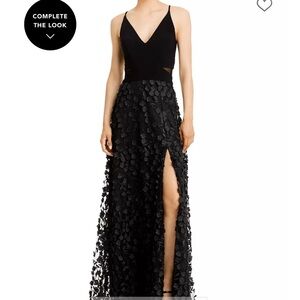 Aqua Black Maxi Dress